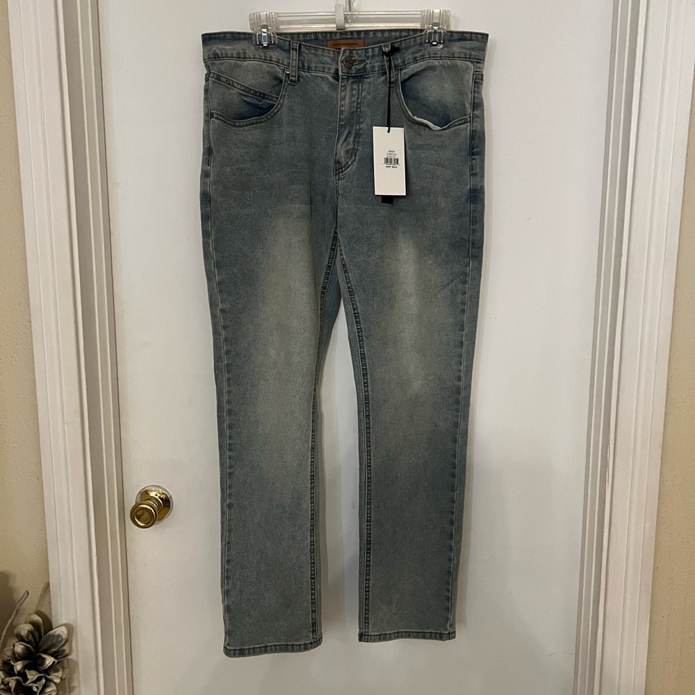 French Connection Light Blue Straight Jeans
